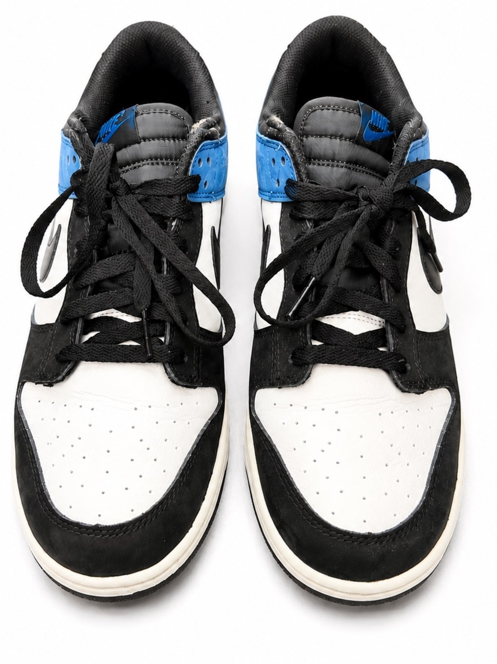 Nike Dunk Low GS Black Industrial Blue Size 9.5 Men / 11 Women